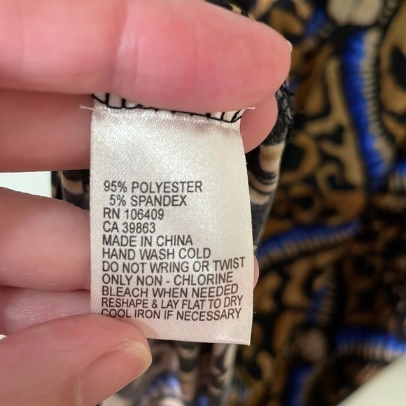 ANTONIO Melani Baroque Damask Print Sheath Dress size XS stretch - Picture 7 of 8